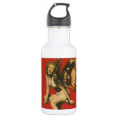  flesje met melkwater (groot) waterfles  (Voorkant)