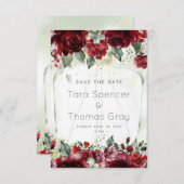 Flesje met pony's die de datum Kaart bewaren (Voorkant / Achterkant)