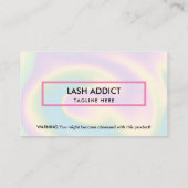 flesje met slangenflesje met heupprop visitekaartje (Achterkant)