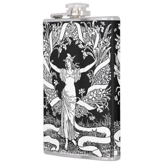  flesje met vinylwatten heupfles (Links)