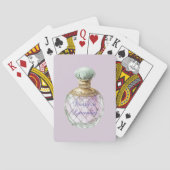 Flesje Pretty in Lavender parfum Pokerkaarten (Achterkant)