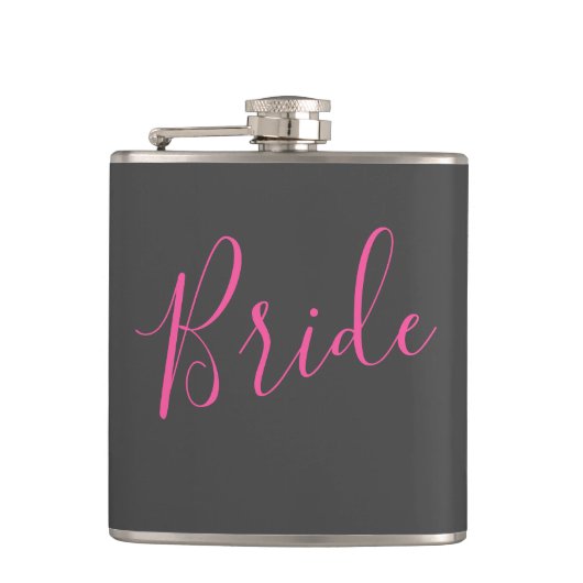 Flesjes - Bruid Blush Roze Heupfles (Voorkant)