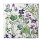  flesjesbloem tegeltje (Voorkant)