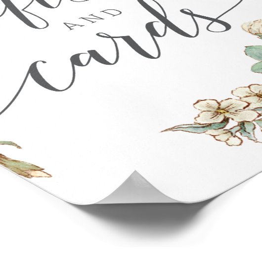  flesjesGiften en Kaarten Poster (Hoek)