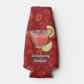 Fleskoeler voor aardbeien Daiquiri Flesjeskoeler (Voorkant)