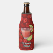Fleskoeler voor aardbeien Daiquiri Flesjeskoeler (Fles Voorkant)