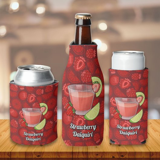 Fleskoeler voor aardbeien Daiquiri Flesjeskoeler