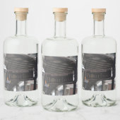 Fleslabel Bourbon Street Sign Likeurfles Etiket (Flessen)