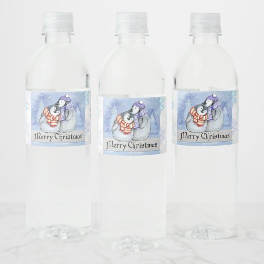 Fleslabels voor fijne kerst waterfles etiket (Flessen)