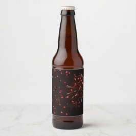 Fleslabels voor vuurwerk bier etiket