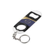 Flesopener en sleutelhanger mini flessenopener (Achterkant Gekanteld)