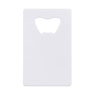 Flesopener in de vorm van een creditcard in spookw creditkaart flessenopener