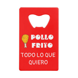 flesopener kippenpootje creditkaart flessenopener