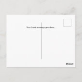 Flesopener letsel cartoon. grappig briefkaart (Achterkant)