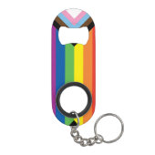 Flesopener - LGBTQIA+ vlag Mini Flessenopener (Achterkant)