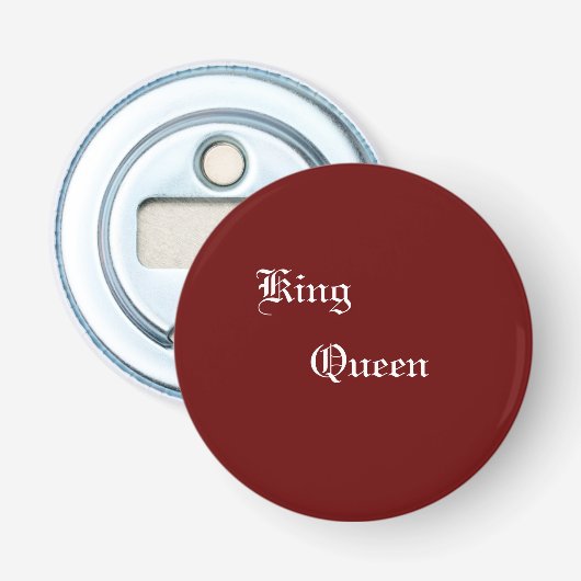 Flesopener, magneetrug flesopener button flesopener (Voorkant)