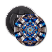 Flesopener met Argentijnse kleuren Design Button Flesopener (Voorkant)