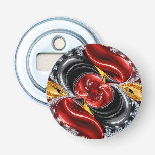 Flesopener met Duitse kleuren Design Button Flesopener