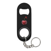 Flesopener met kersendesign mini flessenopener (Achterkant)