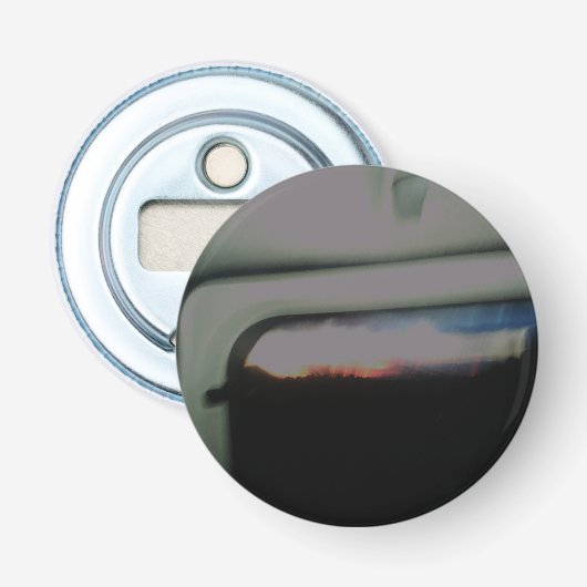flesopener met knop button flesopener (Voorkant)