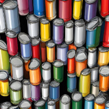 Flesopener met verfblik