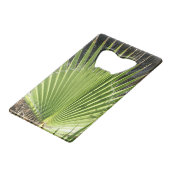 Flesopener - Palm Frond Creditkaart Flessenopener (Achterkant Gekanteld)