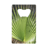 Flesopener - Palm Frond Creditkaart Flessenopener (Achterkant)
