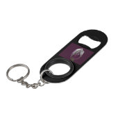 Flesopener tulp paars design zazkia mini flessenopener (Voorkant Gekanteld)