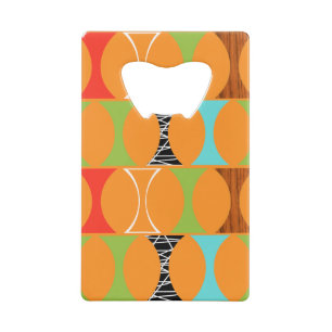 Flesopener van het Patroon van het midden van de Creditkaart Flessenopener