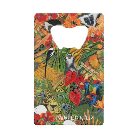 Flesopener van Wild Creation Creditkaart Flessenopener (Voorkant)