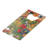Flesopener van Wild Creation Creditkaart Flessenopener (Voorkant Gekanteld)