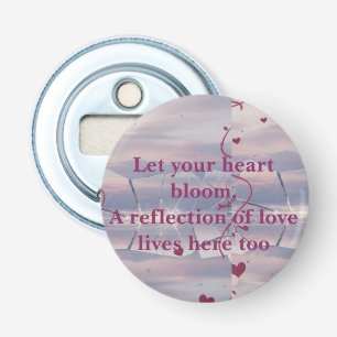 Flesopener voor liefhebbers button flesopener