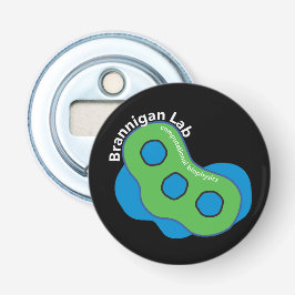 flesopener voor nanodeeltjes button flesopener