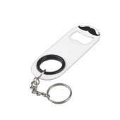 Flesopener voor snor (mini) mini flessenopener (Achterkant Gekanteld)