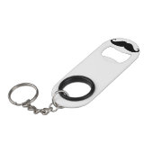 Flesopener voor snor (mini) mini flessenopener (Voorkant Gekanteld)