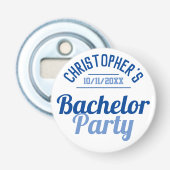 Flesopener voor vrijgezellenfeest voor mannen button flesopener (Voorkant)
