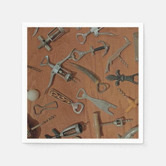 Flesopeners Standaard cocktailservet Servet (Voorkant)