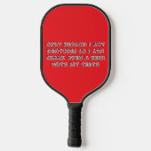 Flesopening Tanden Pickleball Paddle (Achterkant)