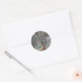  flespenseelboom ronde sticker (Envelop)