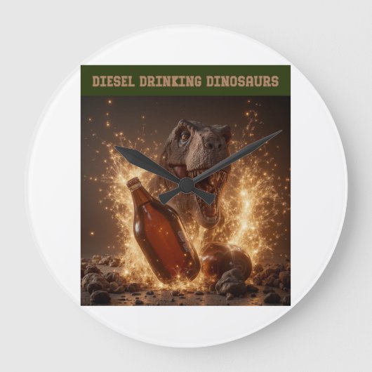 Flessen bier breken grote klok (Voorkant)