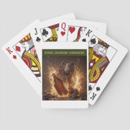 Flessen bier breken pokerkaarten