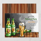 Flessen Bier Uitnodiging (Voorkant / Achterkant)