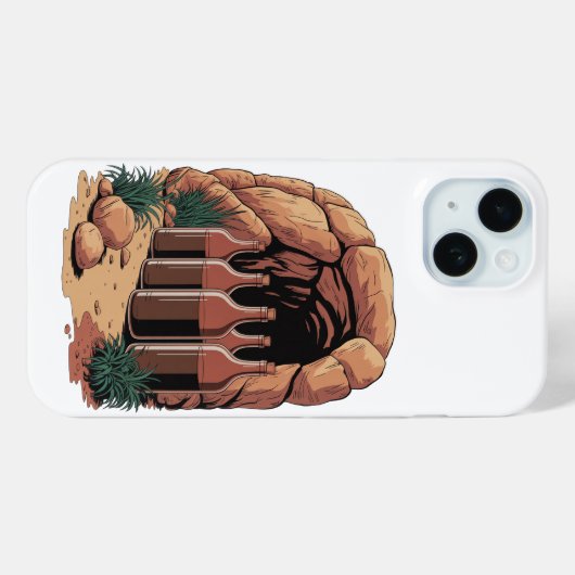 Flessen Bij Een Grot Case-Mate iPhone Case (Achterkant (horizontaal))
