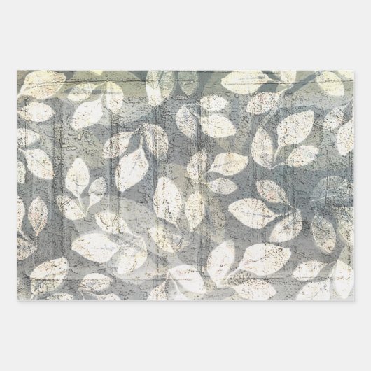  flessen & botanische texturen inpakpapier vel (Voorkant 3)