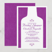  flessen Bridal Shower Invitations Kaart (Voorkant / Achterkant)