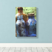 flessen canvas afdruk (Insitu (Houten vloer))