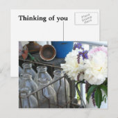  flessen - Denk aan uw Briefkaart (Voorkant / Achterkant)