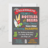 Flessen en biertjes voor zuigelingenvoeding kaart (Voorkant)