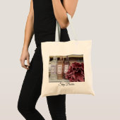 Flessen en bloemen tote bag (Voorkant (product))