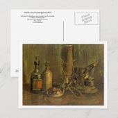Flessen en Cowrie Shell, Vincent van Gogh Briefkaart (Voorkant / Achterkant)